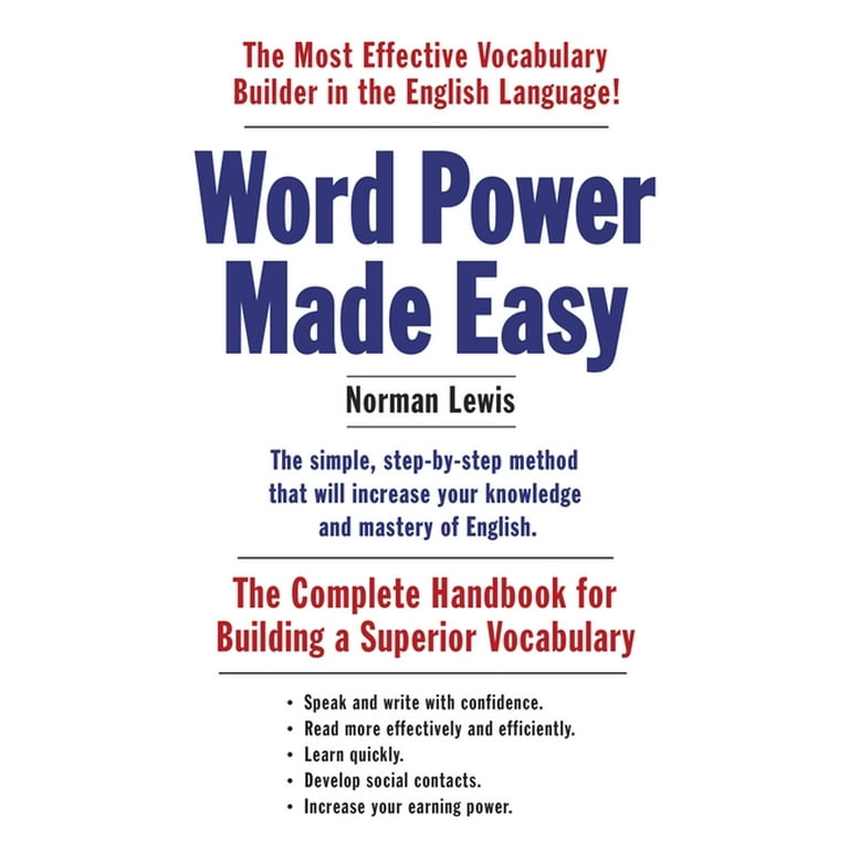 Word Power Made Easy: The Complete Handbook for Building a