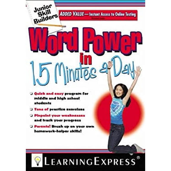 Pre-Owned Word Power in 15 Minutes a Day [With CD (Audio)] (Paperback) 1576856747 9781576856741