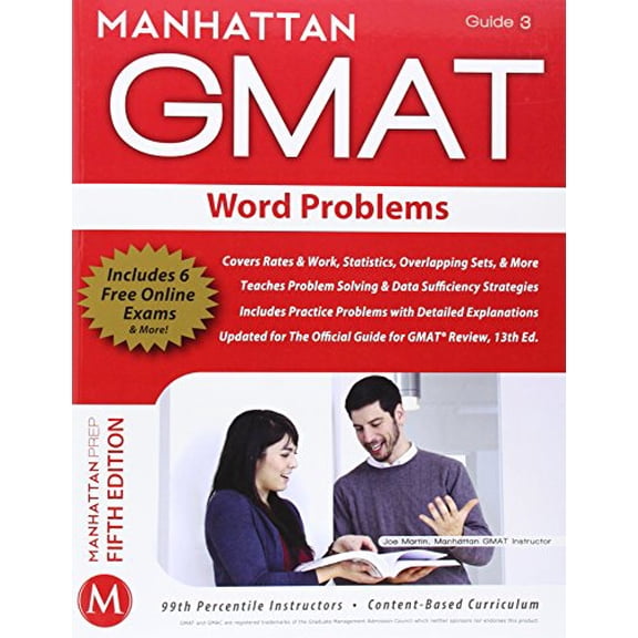 Pre-Owned Manhattan GMAT Word Problems, Guide 3 [With Web Access] (Paperback) 193570768X 9781935707684
