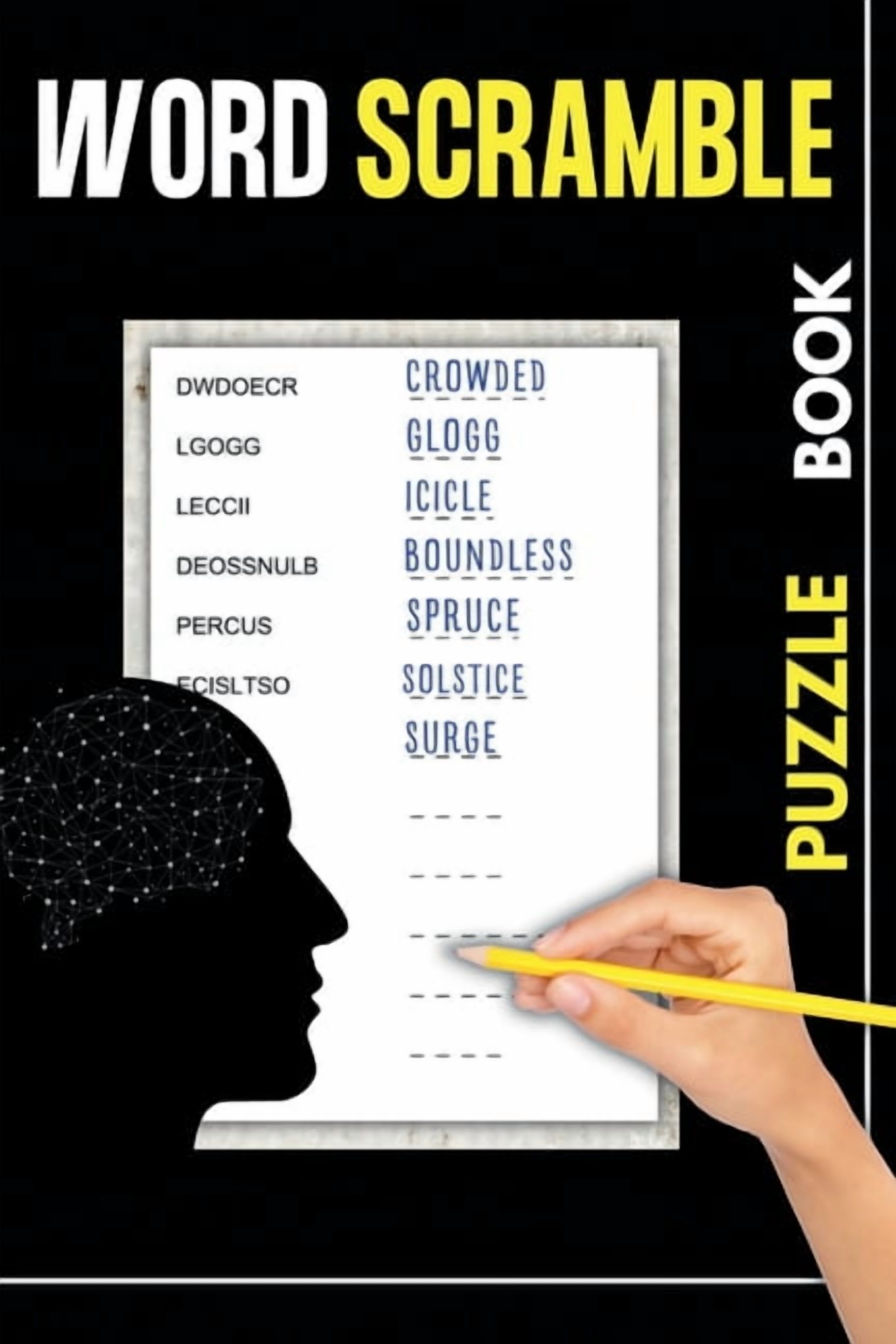 Word Scramble Puzzle Book: Stress Relieve Activity Books for Adults and ...