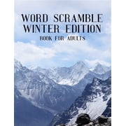 Word Scramble Winter Edition Book For Adults Large Print Wintertide Puzzle With Solution Paperback by Nzactivity Publisher