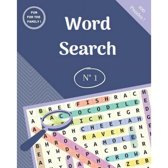 Word Search: 100 Page, 810 (Paperback)