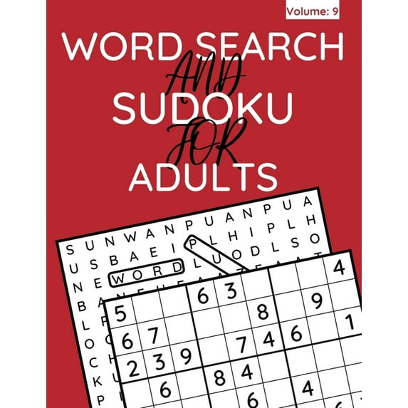 Word Search And Sudoku For Adults