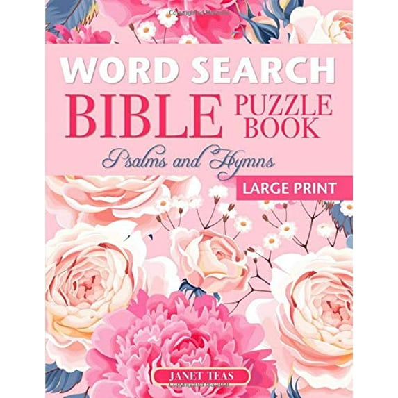 Pre-Owned Word Search Bible Puzzle Book: Psalms and Hymns (Large Print) (Finding Faith Series) Paperback