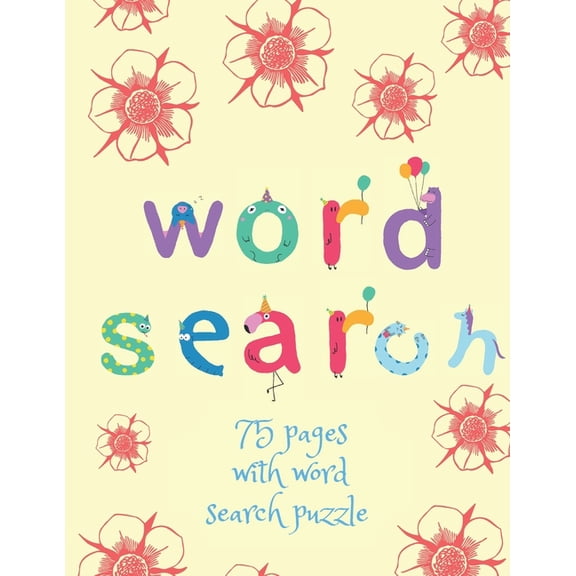 Word Search Children Edition: 75 Puzzle Pages For Kids In Special Glossy Cover Large Print, Perfect Gift For Christmas Time, Advent Time (75 Pages, 8.5 x 11) (Paperback)(Large Print)