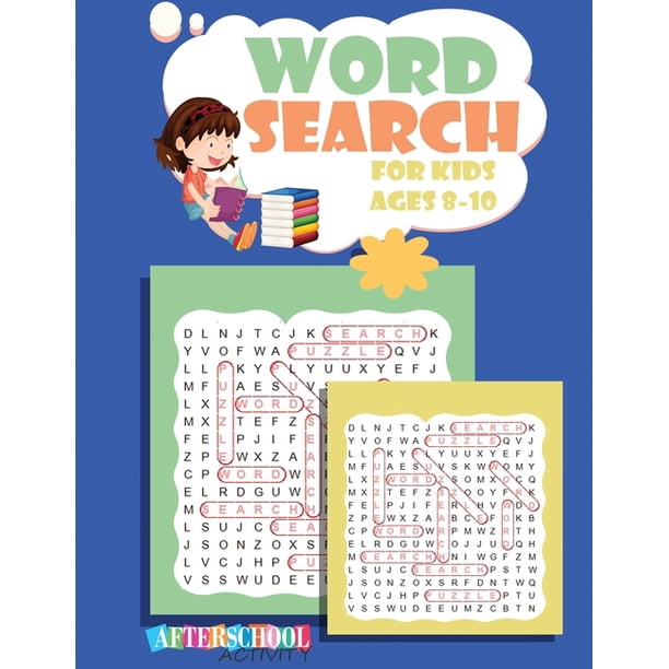 Word Search for Kids Ages 8-10 : 60 Large Print Word Search Puzzle to ...