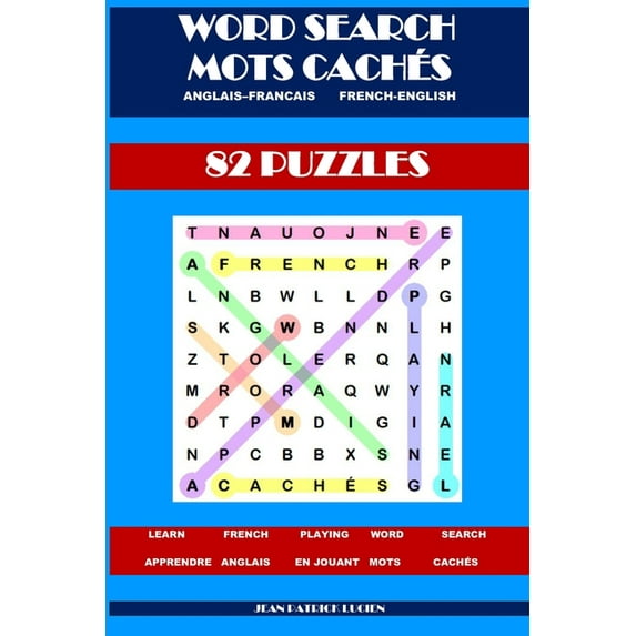 Word Search - Mots Cachés: Learn French - Apprendre l' Anglais (Paperback)