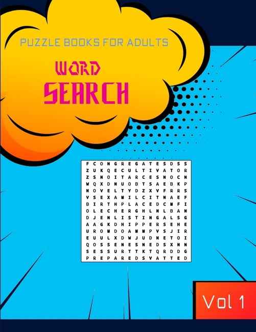 BRAIN RIVER PUBLISHERS Word Search Puzzle Books For Adults