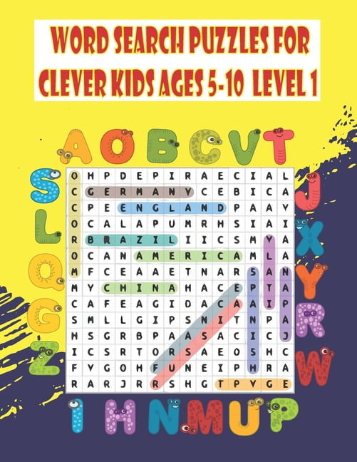 Word search puzzles for clever kids ages 5-10: Practice Spelling, Learn ...
