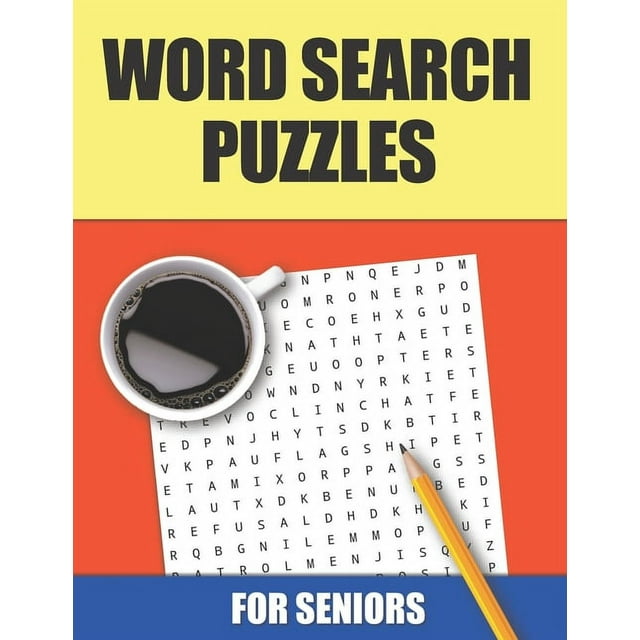 Word Search Puzzles For Seniors: Sets Of Adult Word Search Puzzles ...