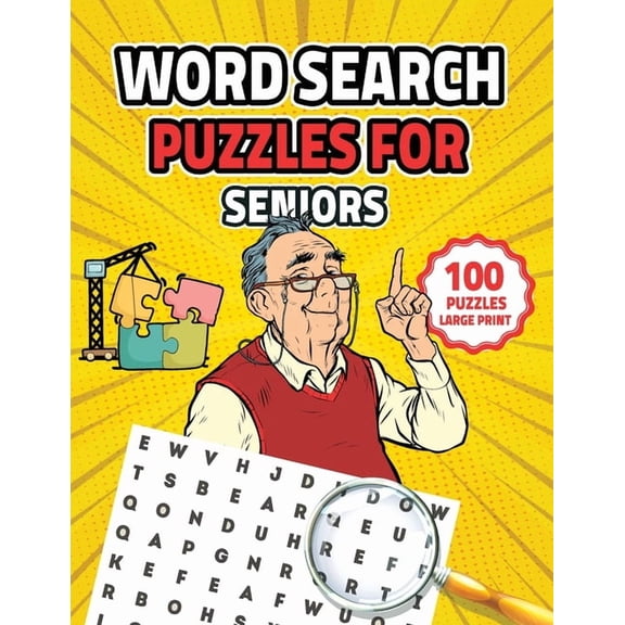 Word Search Puzzles for Seniors, (Paperback)