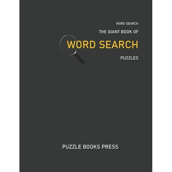 Word Search: The Giant Book Of Word Search Puzzles (Paperback)