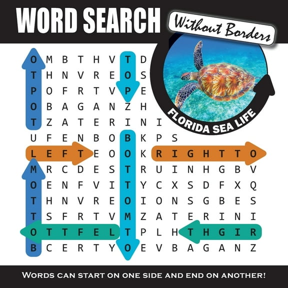 Word Search Without Borders Sea Life Edition, (Paperback)