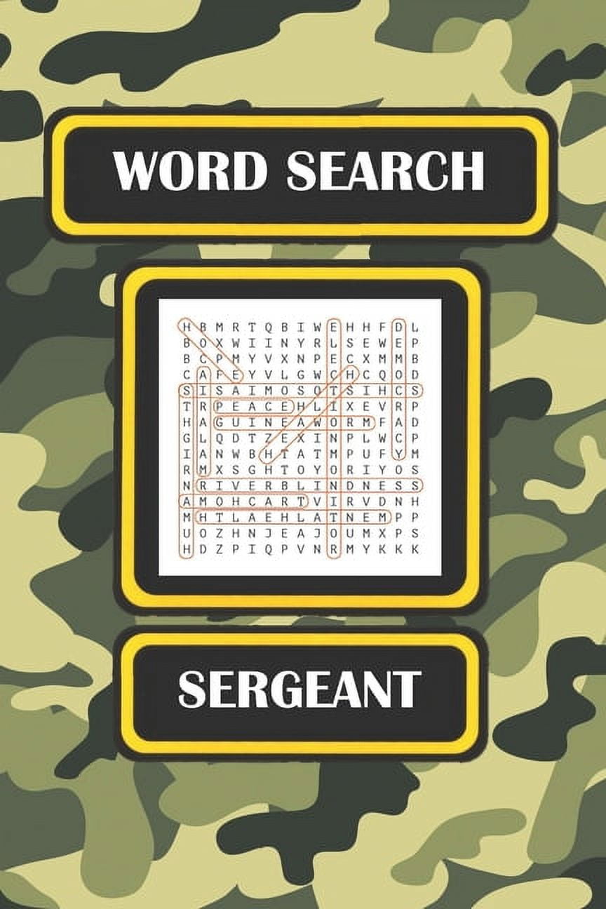 Word Search Word Search Sergeant (Paperback)