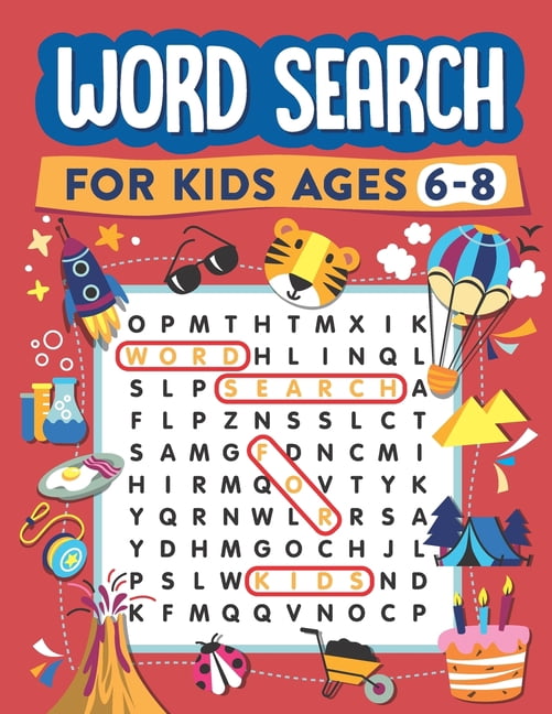 Search and Find Word Search for Kids Ages 6-8: 100 Word Search Puzzles