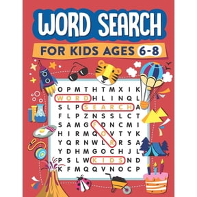 Search and Find Word Search for Kids Ages 6-8: 100 Word Search Puzzles, Book 1, (Paperback)