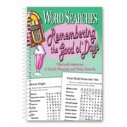 Word Searches Remembering the Good Ol Days, Spiral-Bound