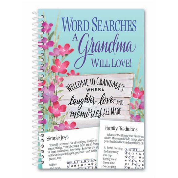 Word Searches a Grandma Will Love!