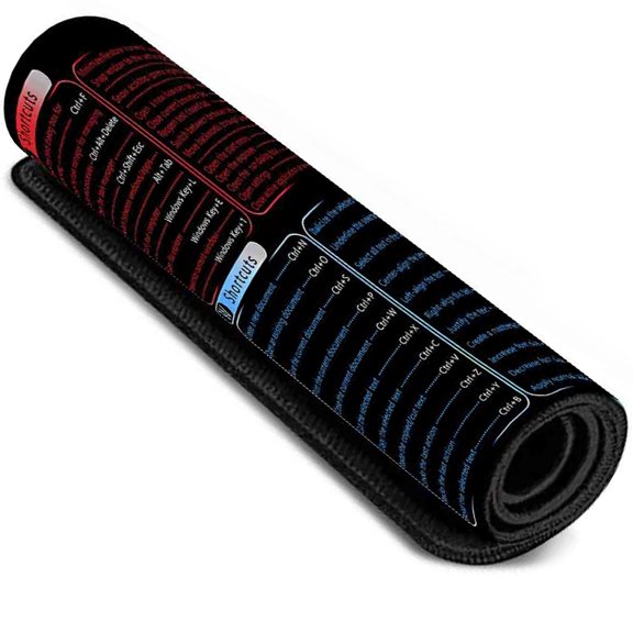 Word Shortcut Keyboards Pad Offering Comfortable Workspaces for Office Tasks and Gaming 400x900x3mm