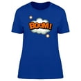 thumbnail image 1 of Word Speech Bubble Boom Icon T-Shirt Women -Image by Shutterstock, Female XX-Large, 1 of 2