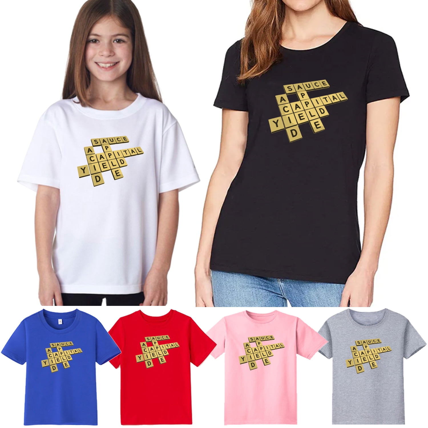 T shirt word design cheap