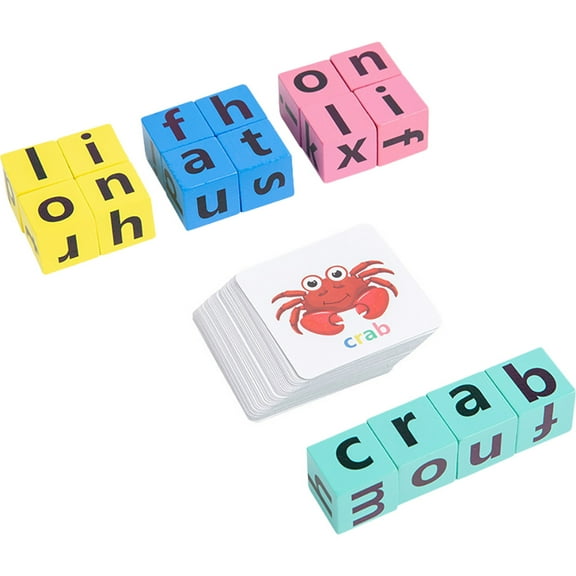 STRANDCHIC 1 Set of Alphabet Matching Game Wood Assorted Color for Educational Toy