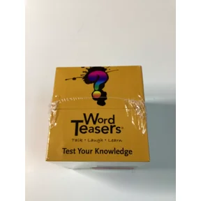 Word Teasers Card Game Test Your Knowledge