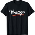 thumbnail image 1 of Word That Say Vintage Cool Classic Retro Distressed T-Shirt, 1 of 3