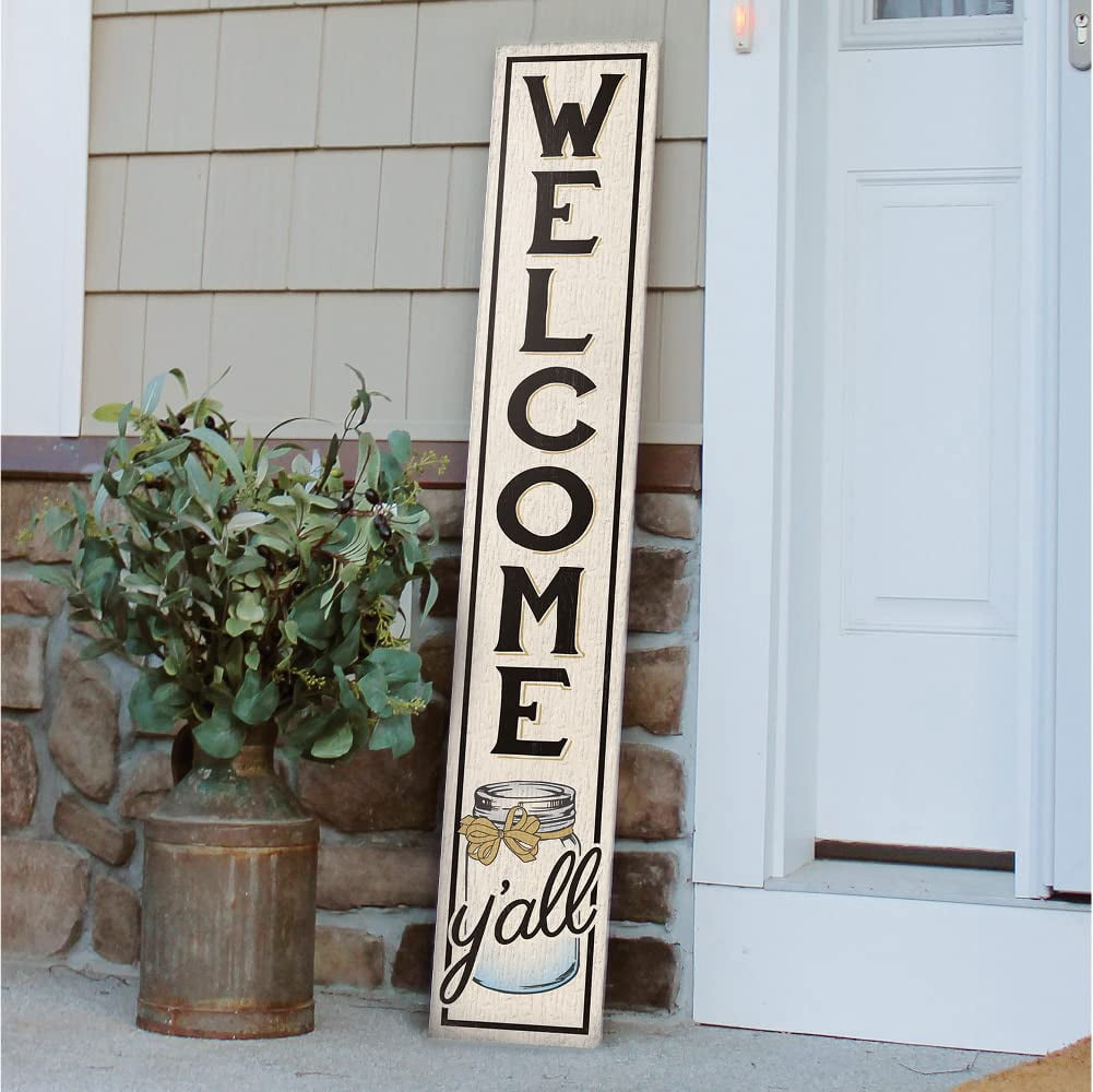 My Word! Welcome Y'all Welcome Sign and porch leaner for Front Porch ...