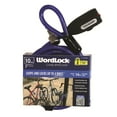 WordLock Loop N' Lock MatchKey Bike Lock, 10MM x 7 FT (Blue)
