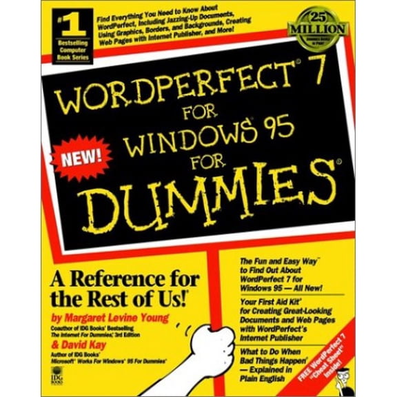 Pre-Owned WordPerfect? 7 For Windows? 95 For Dummies? (Paperback) 1568849494 9781568849492