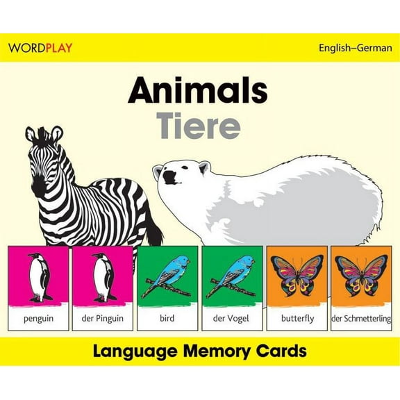 WordPlay: WordPlay Language Memory Cards–Animals (English–German) (Cards)