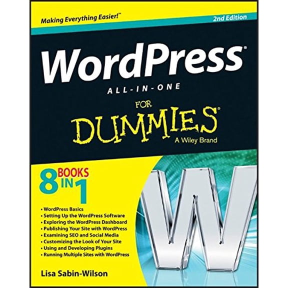 Pre-Owned WordPress All-in-One for Dummies (Paperback) 1118383346 9781118383346