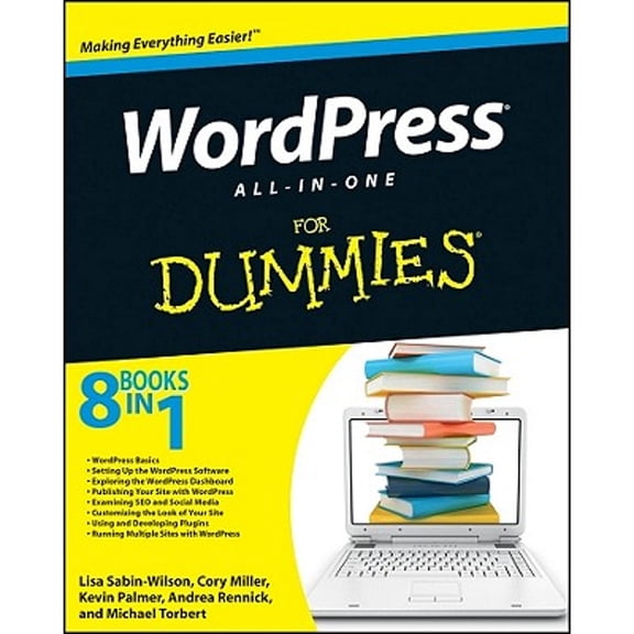 Pre-Owned WordPress All-In-One for Dummies (Paperback) 0470877014 9780470877012