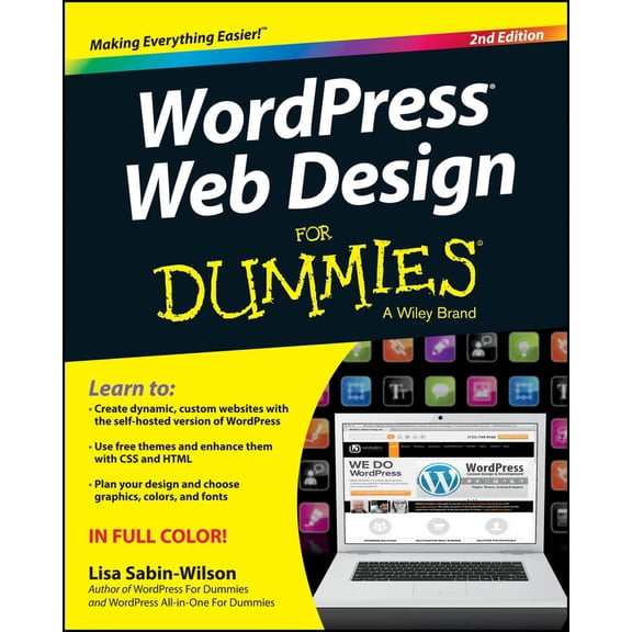 Pre-Owned WordPress Web Design For Dummies (Paperback) 111854661X 9781118546611