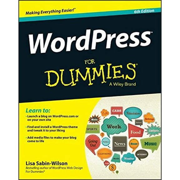 Pre-Owned WordPress for Dummies (For Dummies Series) (Paperback) 1118791614 9781118791615