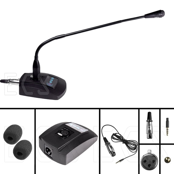WordSentry 4-pole 3.5 mm Gooseneck Adjustable Microphone for iPhone, Android Smartphone, Microsoft Surface and other tablets