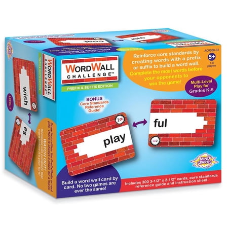 WordWall Challenge Card Game, Prefixes & Suffixes, by Mind Sparks