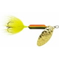thumbnail image 1 of Worden's Rooster Tail, 1/16 oz, Hammered Brass Firetiger, 1 of 1
