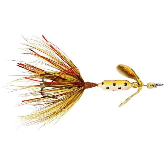 Worden's Rooster Tail 202 Inline Spinner 1/32oz Tinsel Brown Trout Bronze
