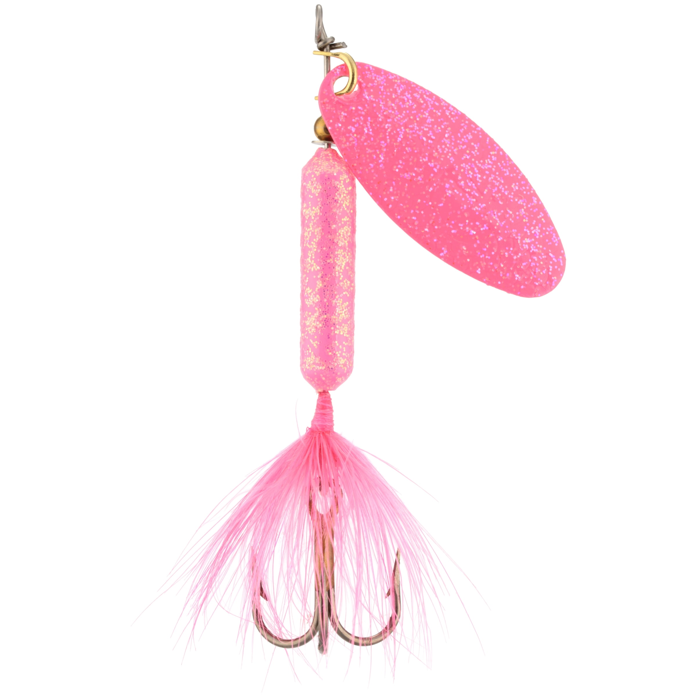 Worden's® Rooster Tail® Original, Inline Spinnerbait Fishing Lure, Glitter  Pink, 1/4 oz. Carded Pack