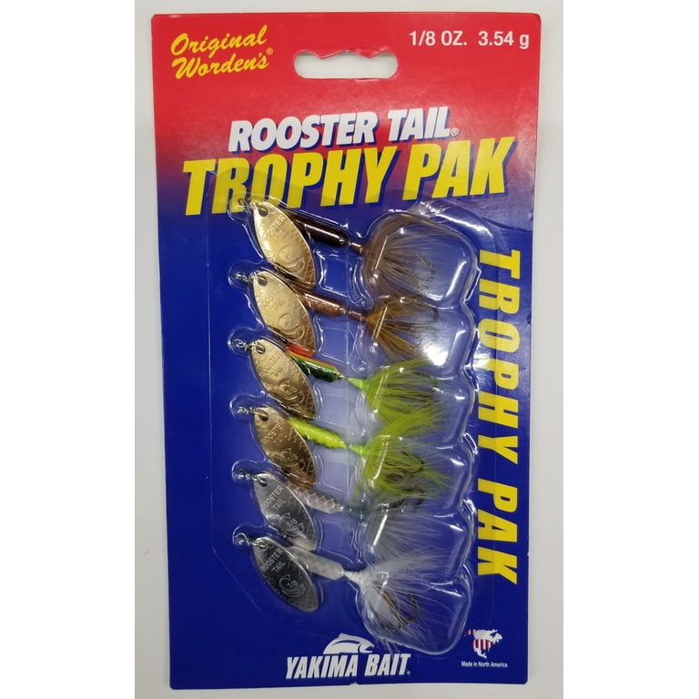 best lures for rooster fish TB Tbuymax Fishing Spinner Baits Freshwater and Saltwater, 10pcs Tail Fishing & Spinning Spoons, Hard Metal Baits for Bass Trout Salmon with 2 Tackle Boxes : Sports pulsating hackle tail makes the Rooster Tail irresistible to any gamefish The Lure of All Lures
