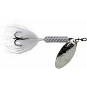 Worden's® Rooster Tail® White Original, Inline Spinnerbait Fishing Lure, 1/8 oz. Pack