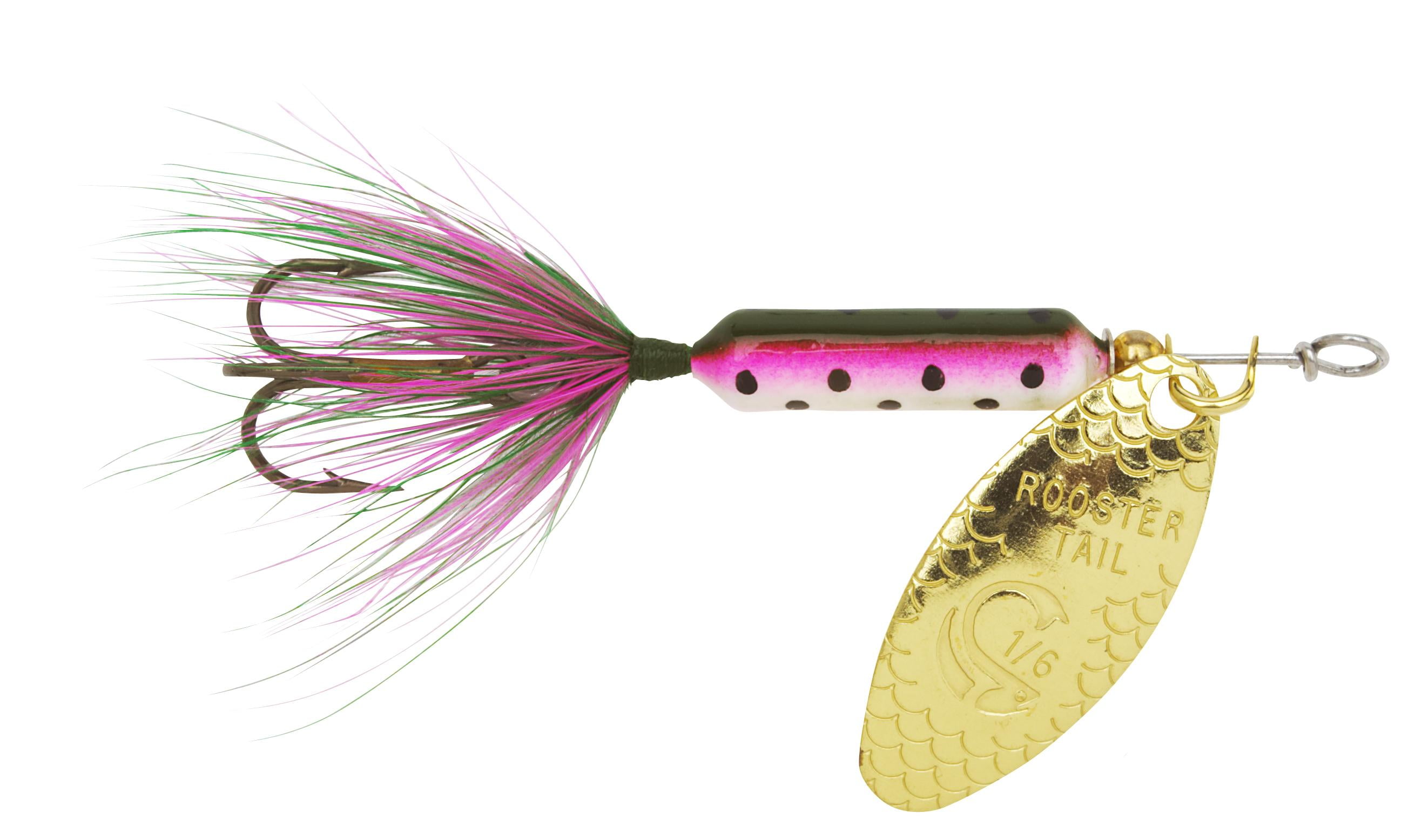 Wordens 202-RBOW Rooster Tail In-Line Spinner 1/32 oz Treble 
