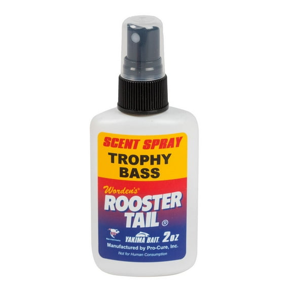 Wordens RTSS.350-BAS Rooster Tail Scent Spray 2OZ spray bottle Bass