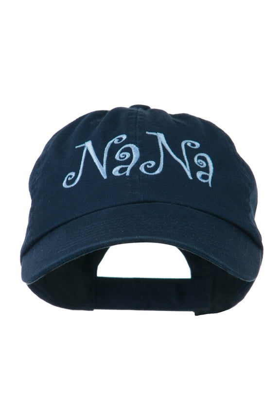 Wording of NaNa Embroidered Cap - Navy OSFM