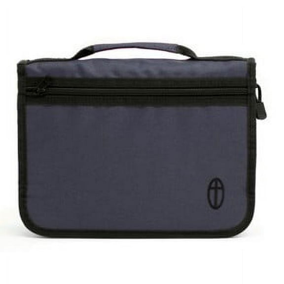 Wordkeeper &Reg; Economy Canvas Bible Cover, Blue, Extra Large