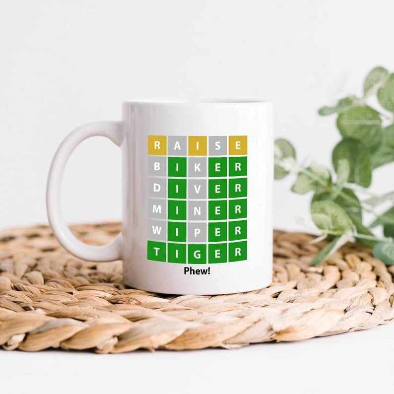  Funny Wordle Mug, 11oz Wordle Game Lovers Mugs, Wordle Mugs  Coffee, Wordle Ceramic Coffee Mug, Cute Wordle Coffee Mugs, You Mean The  Wordle To Me Wordle Mug (11 OZ, A) 