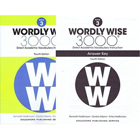 Wordly Wise 3000® 4th Edition Grade 3 SET -- Student Book and Answer Key (Direct Academic Vocabulary Instruction)