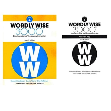 Wordly Wise 3000® 4th Edition Grade 4 SET -- Student Book and Answer Key (Direct Academic Vocabulary Instruction)